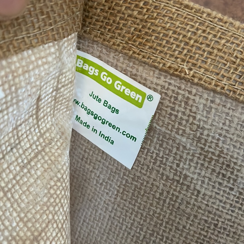 Jute Tote Bag - Picture 4 of 4